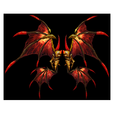 Ejemplo de alas de 4.ª generación: Wings of Flame God